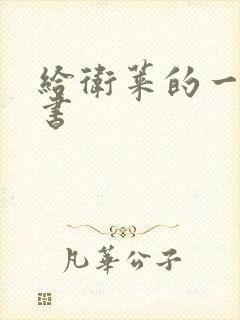 给卫莱的一封情书封面