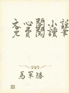 文心阁小说全文免费阅读笔趣阁