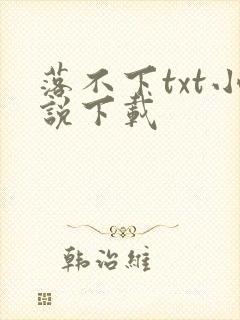 落不下txt小说下载封面