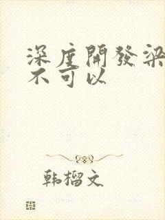 深度开发梁医生不可以