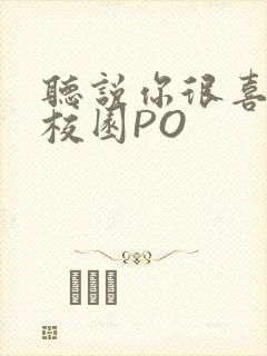 听说你很喜欢我校园PO