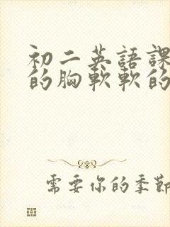 初二英语课代表的胸软软的