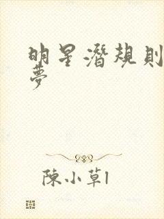 明星潜规则之皇梦