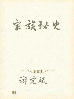 家族秘史封面