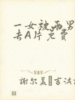 一女被两男桶进去A片免费