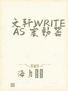 文轩WRITE AS 震动器