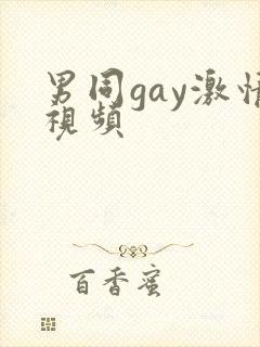男同gay激情视频