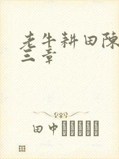 老牛耕田陈雪第三章