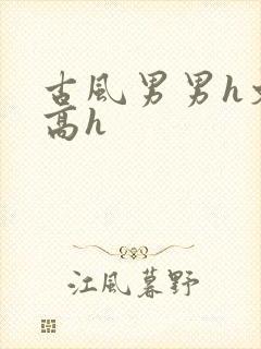 古风男男h文肉高h