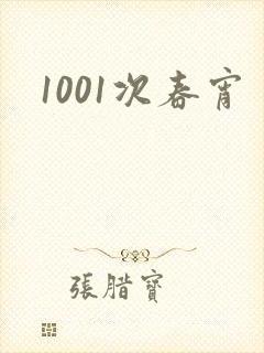 1001次春宵封面