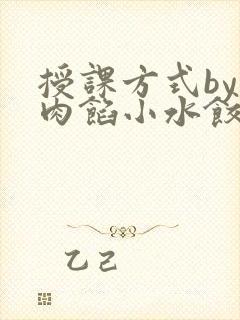 授课方式by 肉馅小水饺