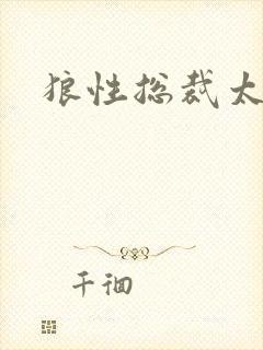 狼性总裁太凶猛