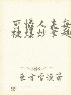 可怜人夫每天都被爆炒笔趣阁