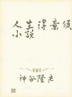 人生得意须纵欢小说封面