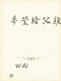 梦莹给父亲治病封面