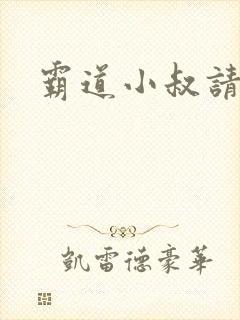 霸道小叔请轻撩