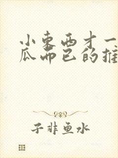 小东西才一根黄瓜而已的推荐书