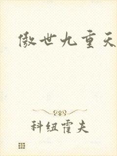 傲世九重天小说封面