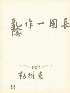 乱作一团长日光阴封面