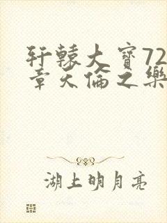 轩辕大宝720章天伦之乐封面