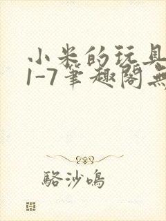 小米的玩具日记1-7笔趣阁无广告