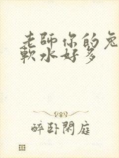 老师你的兔子好软水好多封面