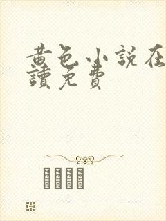 黄色小说在线阅读免费