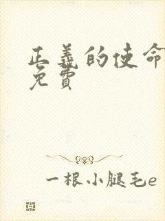 正义的使命全文免费