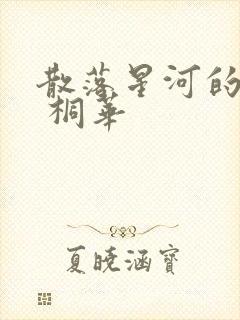 散落星河的记忆 桐华