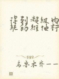 得到超级肉禽系统的维他柠檬茶