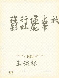 强行侵占放了个彩虹屁笔封面