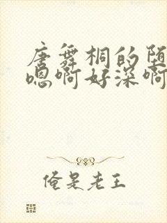 唐舞桐的堕落H嗯啊好深啊