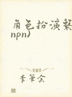 角色扮演系统(npn)封面