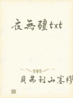夜无疆txt封面