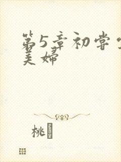 第5章初尝云雨美妇