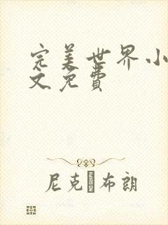 完美世界小说全文免费