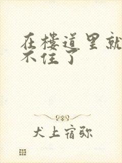 在楼道里就控制不住了封面