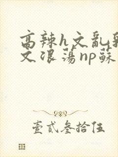 高辣h文乱乳h文浪荡np苏夏封面