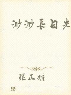 渺渺长日光阴封面