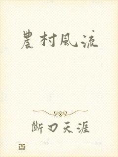 农村风流封面