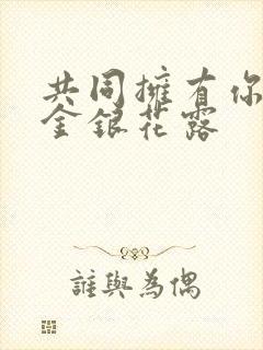 共同拥有你by金银花露