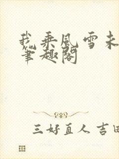 我乘风雪未删减笔趣阁封面