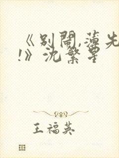 《别闹,薄先生!》沈繁星