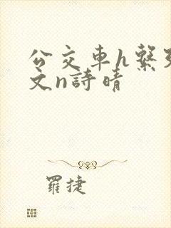 公交车h系列辣文n诗晴