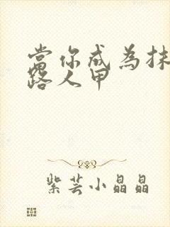 当你成为抹布文路人甲