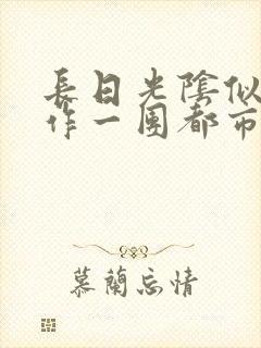 长日光阴似箭乱作一团都市言情