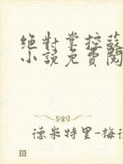 绝对掌控苏绵绵小说免费阅读全文封面