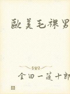 欧美毛裸男模
