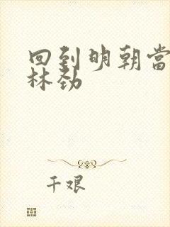 回到明朝当王爷林劲