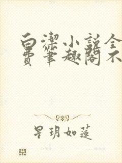 白洁小说全文免费笔趣阁不知所措封面